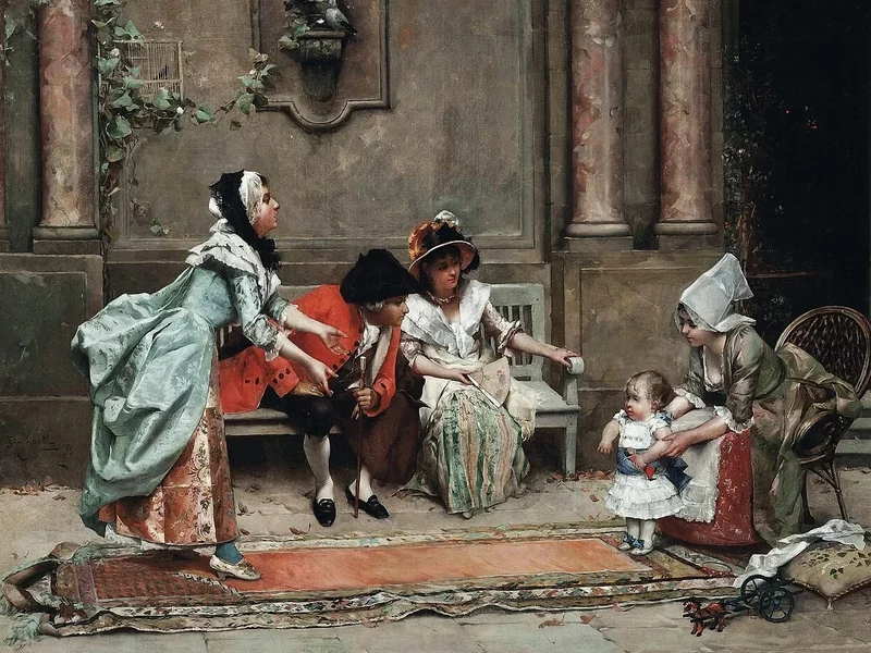 1842-Émile Auguste Pinchart - Primi passi